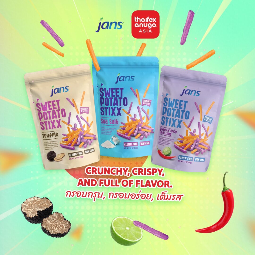 Jans Sweet Potato Stixx in 3 Flavors
